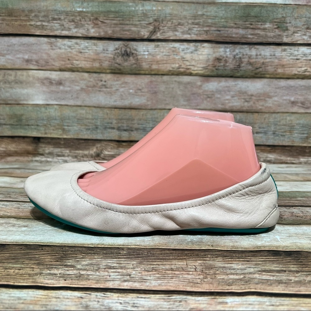 Tieks Cream Flats